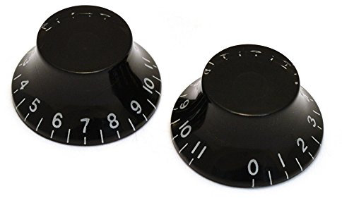 Allparts pk-0142–023 Bell Knobs Potiknöpfe 0–11, schwarz