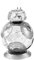 Fascinations MMS271 - Metal Earth 502648 - Star Wars EP 7 BB-8, lasergeschnittener 3D-Konstruktionsbausatz, 2 Metallplatinen, ab 14 Jahren