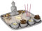 Jardin Zen Bouddha sur Un Plateau avec Bougies, Encens et décoration - Atmosphera
