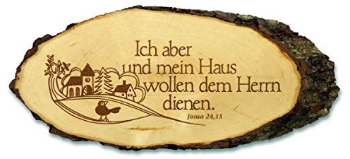 Uljö °° Baumrindenscheibe (Ich Aber und Mein Haus...
