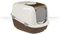 PeeWee Katzenklo EcoDome braun geschlossene Katzentoilette System doppelter Boden Trennsystem