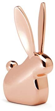 UMBRA Anigram bunny. Porte-bagues Lapin en métal cuivré, dimension environ 4.5x4.5x7.6cm