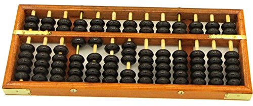 Boulier vintage en bois - Abaque pour les enfants - Mathématiques - Jouet éducatif - Outils d'apprentissage - HugeStore