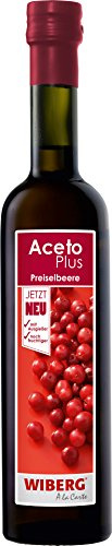 Wiberg AcetoPlus Preiselbeer-Essig, 1er Pack (1 x 500 ml)