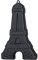 De Buyer - Moule Tour Eiffel MOUL'FLEX en silicone - 26,4 x 16 x 5 cm -, Noir
