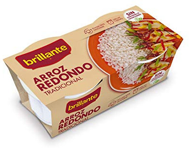 Brillante Arroz Redondo, 2 x 125g