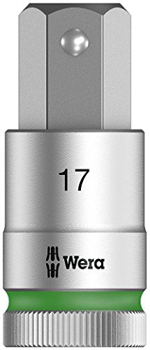 Wera 8740 C HF Zyklop In-Hex-Plus holding function bit socket, 1/2 drive, 17x60mm, 05003828001