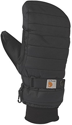 Carhartt Damen Quilts Isolierter wasserabweisendem Einsatz Handschuhe für kaltes Wetter, Schwarz, 38