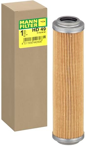 MANN-FILTER, HD 49 Hydraulik | Für Off-Highway, Hydraulikölreinheit, Höchste Filtrationsleistung, Hydraulischer Motorschutz, Echte OE-Technologie