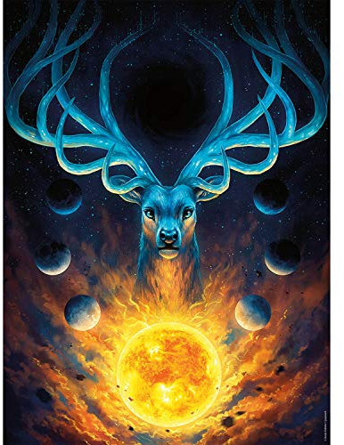 Ravensburger 4005556872435 500 Teile Hirsch Sternbild Puzzle für Erwachsene
