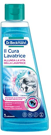 Dr. Beckmann Il Cura Lavatrice Prodotto Cura Lavatrice con Carboni Attivi, 250ml