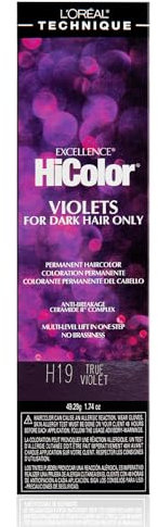 L'Oreal Excel HiColor Tube 19 True Violet 1.74Oz