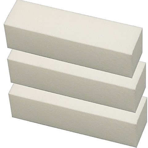 GS-Nails 10 Nagel Buffer Weiß Profi-Schleifblock Maniküre