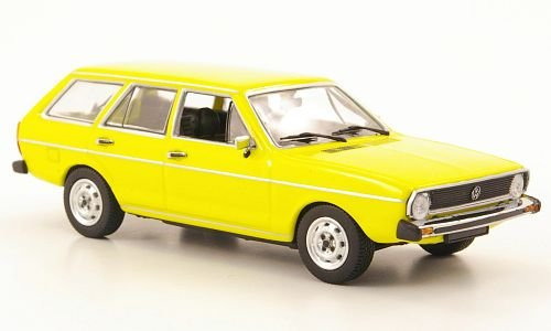 VW Passat I Variant (Typ 33), gelb, 1974, Modellauto, Fertigmodell, Minichamps 1:43