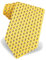 Alynn Herren Krawatte mit Bienenenmotiv, 100% Seide, Gelb