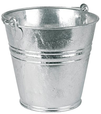 Kerbl 2919 Wassereimer, verzinkt, 14 L