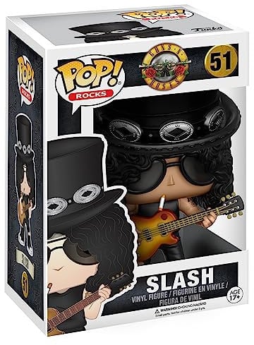 Funko Pop! Vinyl: Rocks: GN'R: Slash - Guns N Roses - Vinyl-Sammelfigur - Geschenkidee - Offizielle Handelswaren - Spielzeug Für Kinder und Erwachsene - Music Fans - Modellfigur Für Sammler