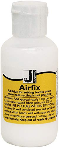 Jacquard Airfix Fabric Spray 60ml – Transparent Textile Medium for Airbrushing, Stenciling & Fabric Art Projects
