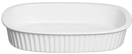 Ritzenhoff & Breker Bianco Auflaufform rechteckig, 32 x 24 cm, Allround-Ofenform für den täglichen Gebrauch, Klassisch & Schlicht, Spülmaschinen- und Ofenfest, Porzellan, Weiß