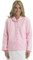 Slenderella Ladies Soft Polar Fleece Button Up Bed Jacket Floral Embroidered Detail House Coat UK 10/12 (Pink)