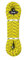 Beal Karma - Cuerda de Escalada Unisex, Unisex Adulto, BC098K, Amarillo, 70 m