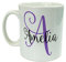 The Supreme Gift Company Name on a mug with Monogram Personalised Gifts for her 10oz Ceramic Mug