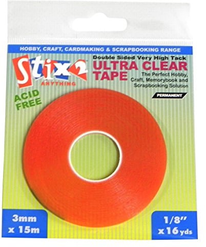 Stix2 3 mm x 15 m Ultra Clear Tape