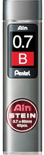 Pentel Ain STEIN C277 Feinmine, 40 Minen je Dose, 0.7 mm, Härtegrad B (1 Dose)