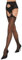 Fiore Collant ouvert femme effet porte-Jaretelles sexy en voile 20 DEN soyeux – S, M, L, XL - Noir - T4
