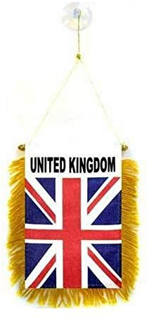 AZ FLAG - Wimpel Vereinigtes Königreich - 15x10 cm - Britische Mini Flagge 10 x 15 Cm - Auto Pennant Spezielle Auto
