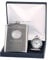 Engraved 21st Birthday 21 Feature Pocket Watch and Hip Flask Gift Set in a Quality Box