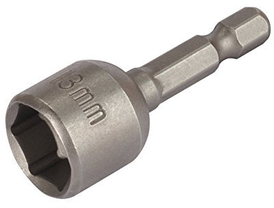 wolfcraft 1383000 Douille Acier au Chrome Vanadium Sw 13, Gris