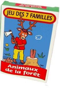 Equilibre et Aventure Jeu de Cartes des 7 familles Animaux de la fôret