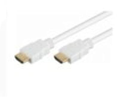 Microconnect HDM191915V1.4W - HDMI v1.4 19-19 15m M-M White - Gold Pl