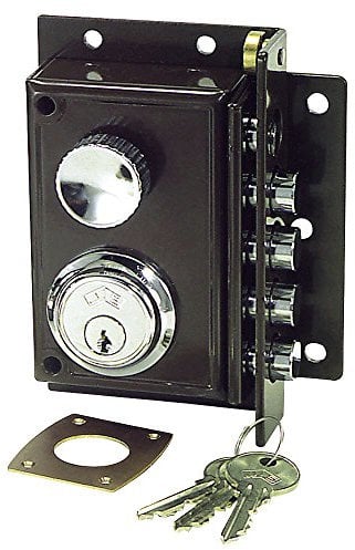 Jis 3012712 Cerradura Jis 240 Pintada Marrón 11x7/ Izquierda