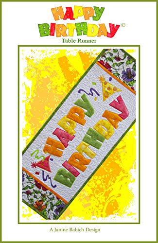 Happy Birthday Tischläufer