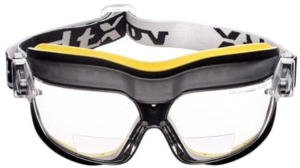voltX GT DEFENDER Compact BIFOCAL Ventilated Safety Goggles (Clear lens +1.0), CE EN166FT Certified, Anti fog coated. Includes Microfibre carry bag.