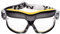voltX GT DEFENDER Compact BIFOCAL Ventilated Safety Goggles (Clear lens +1.0), CE EN166FT Certified, Anti fog coated. Includes Microfibre carry bag.
