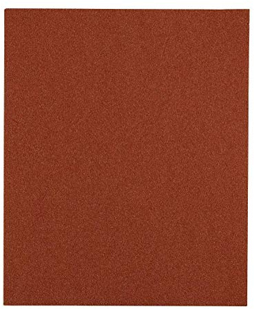 kwb Flint-Schleifpapierbogen 230x280 mm aus Quarzsand mit Körnung 180, guter Verleimung und robustem Papierträger für den mittelfeinen Schliff von Holz und Farbe