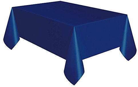 Cutefly, Marineblau Navy Blue Tischdecke aus Kunststoff