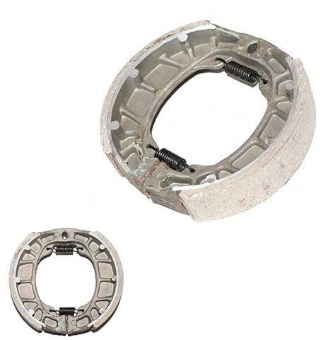 TROMMEL BREMSBELÄGE BREMSBACKEN hinten 50-125ccm * Ø 105mm für BAOTIAN SARO BENZHOU YIYING FLEX TECH MOTINO BENERO GMX JINLUN JMSTAR KREIDLER YIBEN ZNEN KYMCO JINAN REX FOSTI ROLLER