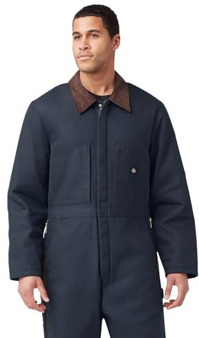 Dickies Men's Premium Insulated Duck Coverall, Dark Navy, M Shorts
