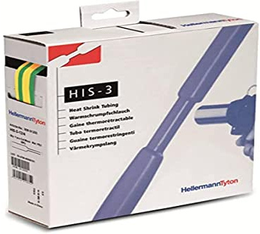 HELLERMANNTYTON Hellermann Tyton 308-30907 Heat Shrink Tubing Green/Yellow 1 Piece Cable Insulation (5 m, 9 mm, 3 mm, 0.75 mm, 1 Piece)