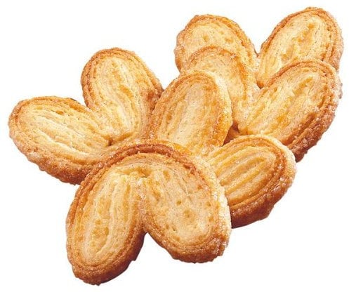 Schweinsöhrchen 750 g aus zartem Blätterteitg gebacken ( 1 Packung )