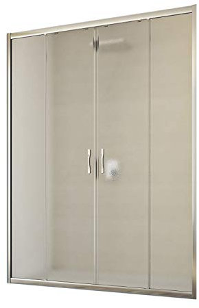 Idralite Puerta de Ducha 180 CM H198 Vidrio Impreso C Mod. Young 2 Hojas