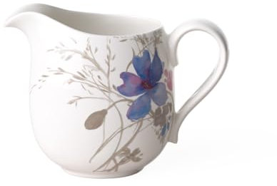 Villeroy & Boch Mariefleur Gris Basic Pot à lait, 300 ml, Porcelaine Premium, Blanc/Multicolore