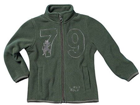 Jungen Fleece- Jacke grün Fleecejacke 86-92