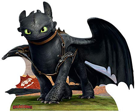 Star Cutouts STSC736 Figurine Géante Carton Krokmou Dragon 2, Taille Unique