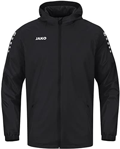 JAKO Unisex Allwetterjacke Team 2.0, schwarz, 4XL