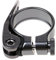 Aluminium Sattelklemme Sattelbefestigung 31,8 mm / 34,9mm, Farbe Auswählbar für Fahrrad MTB - Titan, 34.9mm